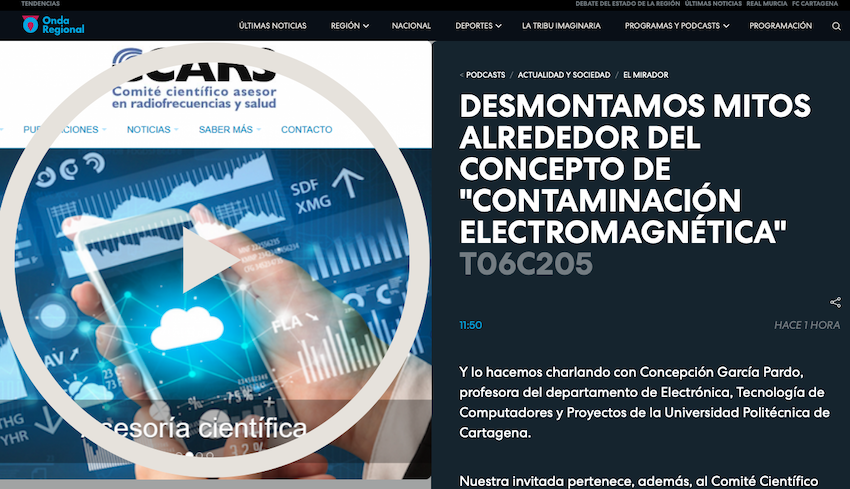 El CCARS desmonta mitos alrededor del concepto "contaminación electromagnética"